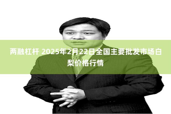 两融杠杆 2025年2月22日全国主要批发市场白梨价格行情