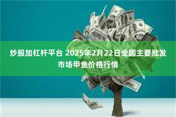 炒股加杠杆平台 2025年2月22日全国主要批发市场甲鱼价格行情